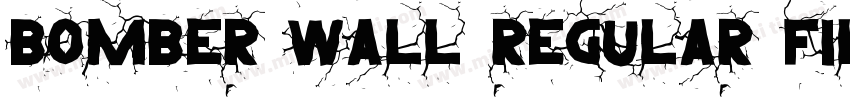 Bomber Wall Regular Fill Demo字体转换
